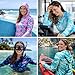 INGEAR Womens Long Sleeve Hoodie Workout Tops, Dry Fit Hiking Shirts, Rushguard Long Sleeve Swim Suit for Women Size S-XXL