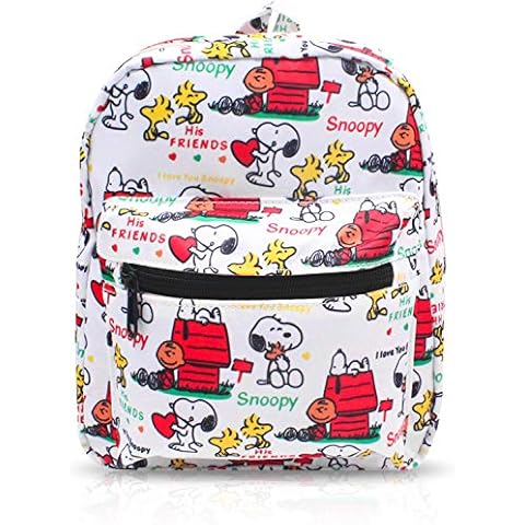 White Dog Small Nylon Bag Multipurpose Causal Daypack for Travel Trip Shopping Tablet iPad Mini up to 8 inches Cover