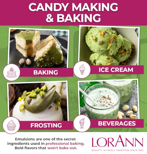 Image of LorAnn Oils Pistachio Emulsion & Flavoring For Baking
