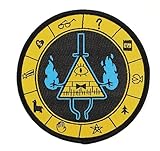 Gravity Cartoon Falls Bill Cypher 2.95 Inches Tall Embroidered Patch