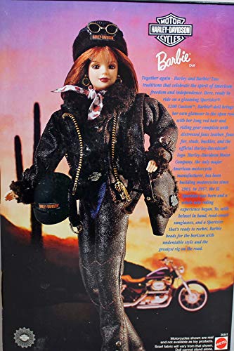 Barbie Harley Davidson Muñeca Rubia Número 4 miniatura 2