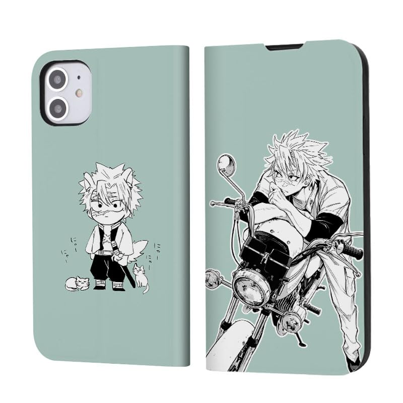 鬼滅の刃　不死川実弥　自分で作れる手帳型スマホケース［完全受注生産］ Amazon.co.jp: 鬼滅の刃 不死川実弥 風柱 スマホケース iPhone