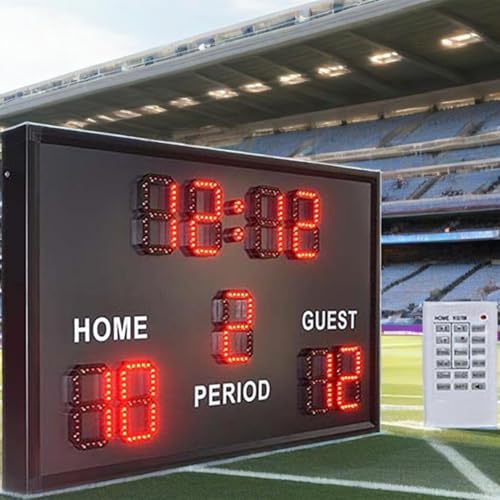 Marcador electrónico LED para fútbol de 6 pulgadas miniatura 1