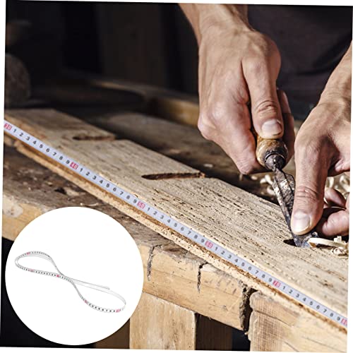 Cinta métrica adhesiva 3 pcs acero para carpintería miniatura 2