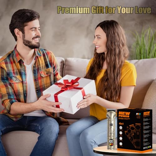 NuvaConx Haarschneidemaschine Profi Bartschneider Herren Männer Haarschneider Elektrisch Barttrimmer Kabellos Langhaarschneider Haarschneideset für Haar/Bart - mit Intelligente LED - Anzeige 4in 1