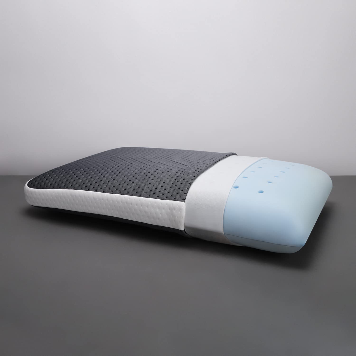 LA VERNE Cooling Gel Infused Pincore Technology Breathable Memory Foam Pillow with 3S Rebound (Standard, Grey.W, 1) (B0C1X3KGPP) Amazon Price History, Amazon Price Tracker