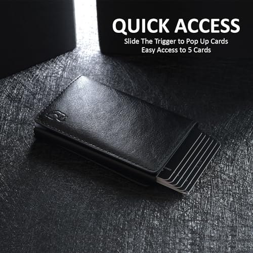 RFID Wallet for Men with Money Clip - PU Leather Mens Wallet Credit Card Holder - Minimalist Wallet for Men - Slim Wallet for Men - Front Pocket Wallets for Men - RFID Wallet Women Favorite4