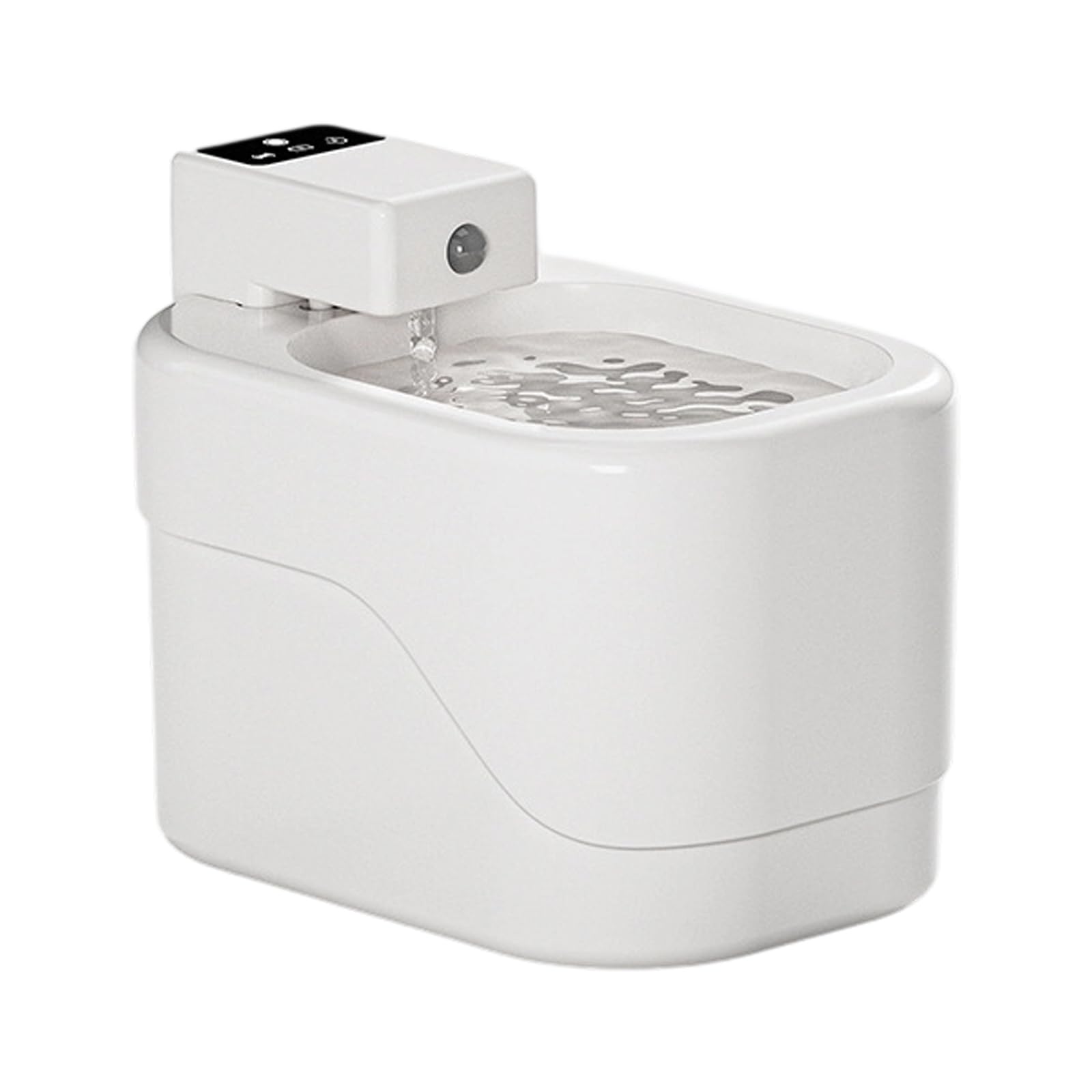 Fuentes de agua para gatos, dispensador de agua para perros, gran capacidad, súper silencioso, automático, bajo bebedero silencioso