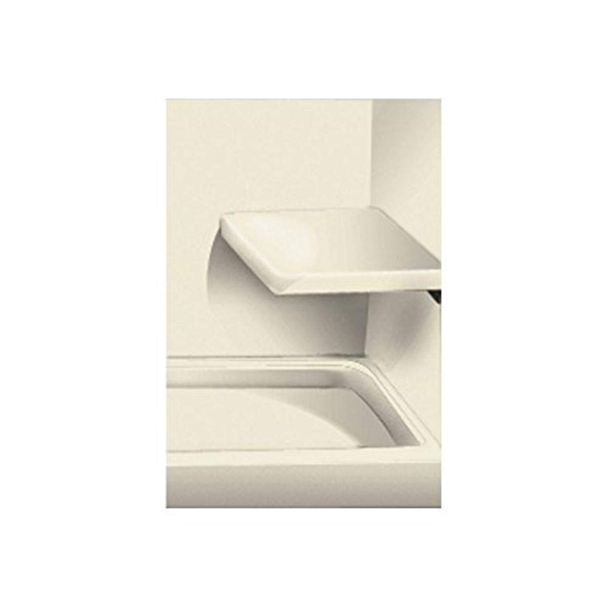 Mur de douche rectangulaire Transolid en r&eacute;sine haut de gamme couleur biscuit