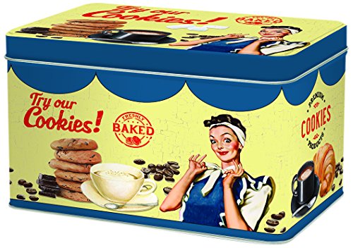 Easy Life Scatola Biscotti in Latta Vintage Try