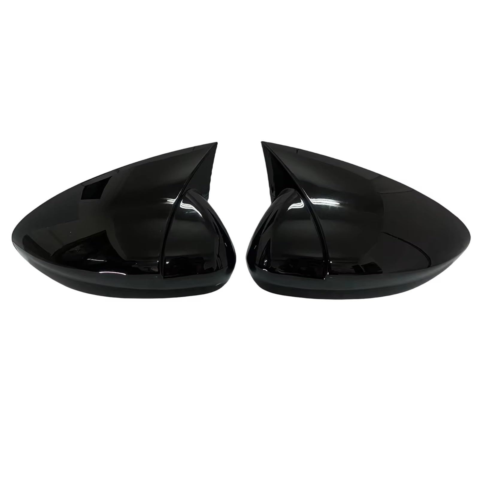 Alloggiamento Specchio 2X Per FIAT Per TIPO Per EGEA 2015-2022 Corno Ala Laterale Copertura Specchio Caps Copertura Specchio Retrovisore Borsette Caso Trim Aggiungere Su Gusci Specchietti(Glossy Black