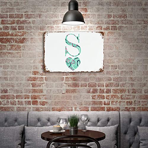 Lettre initiale en aluminium comme cadeau de Saint-Valentin et anniversaire