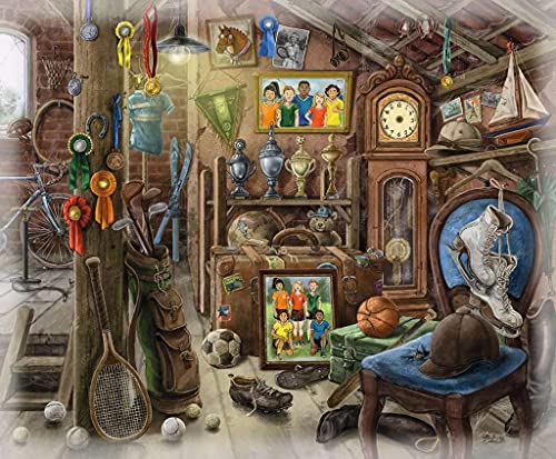 Puzzle Escape 99 Pièces Enigmes du Grenier du Manoir Ravensburger Neuf - vue 5
