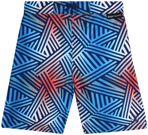 Image of Body Glove Boys Swim Set - 4 Piece UPF 50+ Swim Trunks and Rash Guard for Boys Kids Swimwear Set (Sizes: 4-12)
