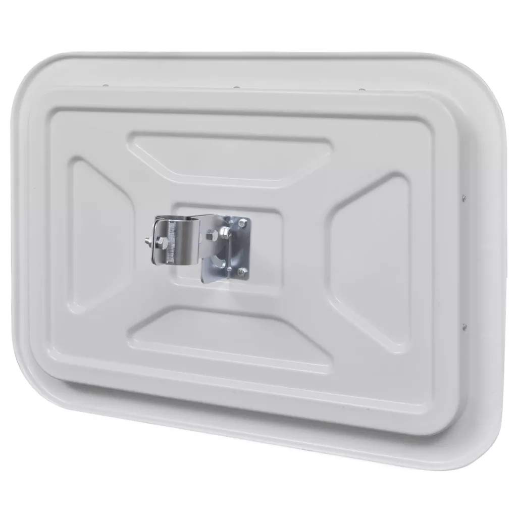 Specchio convesso rettangolare 40 x 60 cm, specchio di segnalazione regolabile, specchio di traffico, per sicurezza su strada o strada