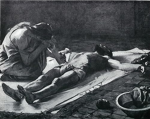 Tableau sur toile Lovis Corinth 60x90cm art abstrait pour salon