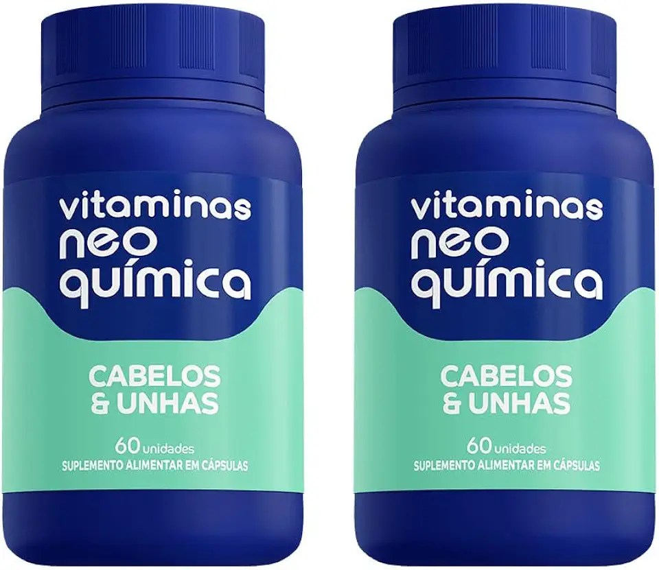 Kit 2 Suplemento Cabelos e Unhas 60 Cápsulas - Neo Química