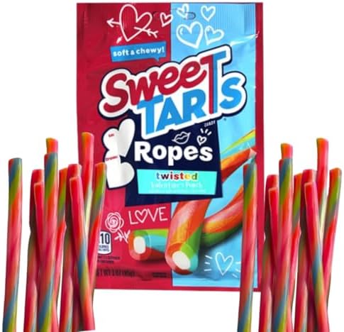 Amazon.com : Cherry Punch Candy Ropes – Soft & Chewy Bulk 1 LB Pack ...
