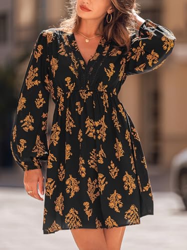 Robe d'automne fluide idéale pour vos sorties en terrasse - 5