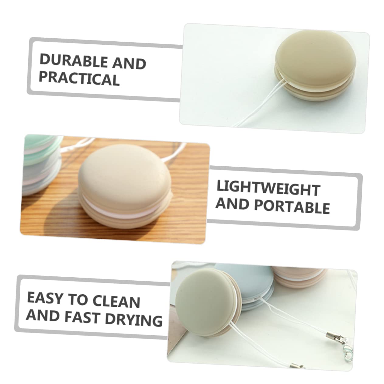 Healeved 20piezas De Limpieza De Pantalla De Microfibra Forma De Macaron Unidades Para Pantallas De Teléfono Tabletas y Monitores Eliminan Manchas y Huellas Dactilares Diseño Ligero y
