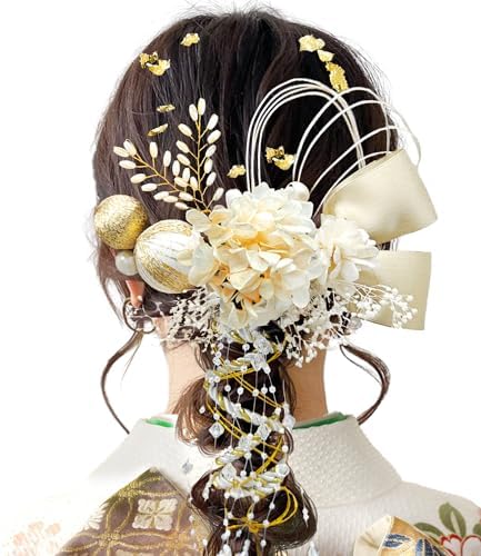 Amazon | [JZOON] 9色展開 髪飾り 成人式 袴 卒業式 和装 結婚式 振袖 