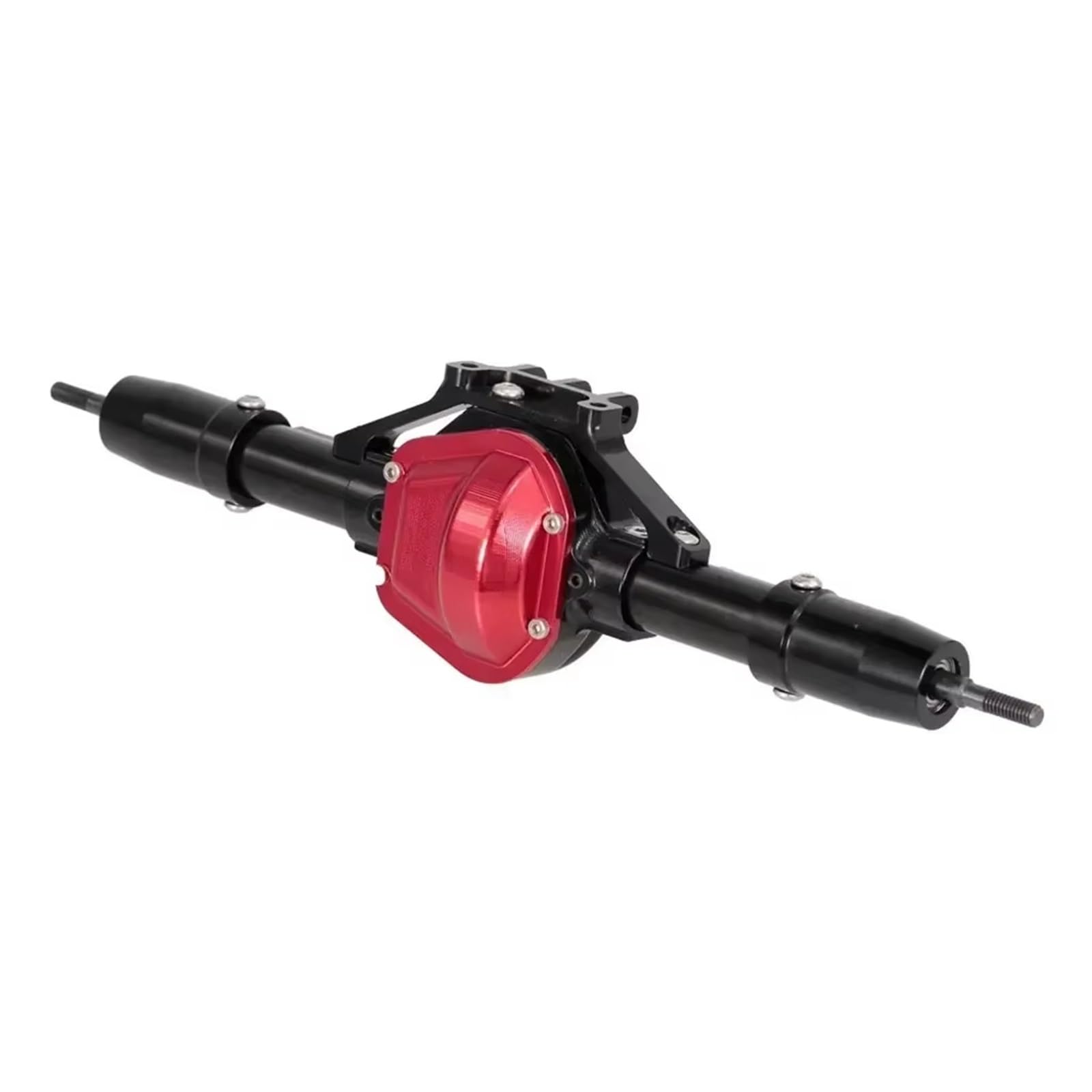 Ejes RC Compatible con Axial para SCX10 Piezas De Mejora para Coche RC Crawler 1:10, Accesorios De Repuesto para Eje Delantero Y Trasero De Coche RC De Metal CNC(Rear)