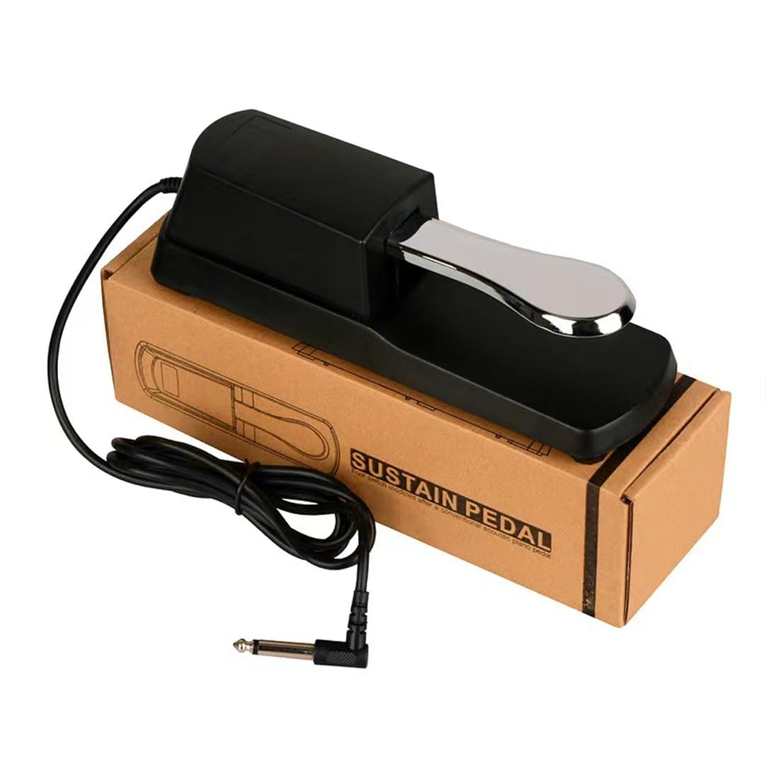 Pédale de Sustain Universel, Pédale Piano avec Interrupteur de Polarité, Piano Électronique, avec Caoutchouc Antidérapant, Pianos Numériques, Synthétiseurs, Orgues et Plus Encore, Prise 6,35mm - Les Beatles, Paul McCartney, John Lennon, RIngo Starr, George Harrison Pédale de Sustain Universel, Pédale Piano avec Interrupteur de Polarité, Piano Électronique, avec Caoutchouc Antidérapant, Pianos Numériques, Synthétiseurs, Orgues et Plus Encore, Prise 6,35mm