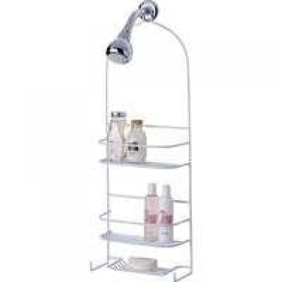 Homebasix SS-5786-PE-3L Deluxe Shower Caddy White
