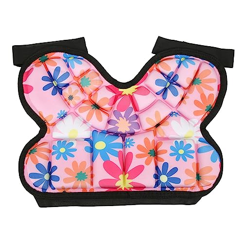 Tomantery Childrens Hip Pad 0.79 Inch Thick EVA Elastic Cotton Core Ski Hip Protector for Kids Skating (Red)