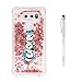 Produktbild Grandoin LG V30 Hülle, 3D Bling Flüssig Fließende Schwimmende Shiny Sparkle Glitter Crystal Ultra Dünn Weiche TPU Silikon Schutz Handy Hülle Etui Schale Schutzhülle Case Cover für LG V30 (Panda)