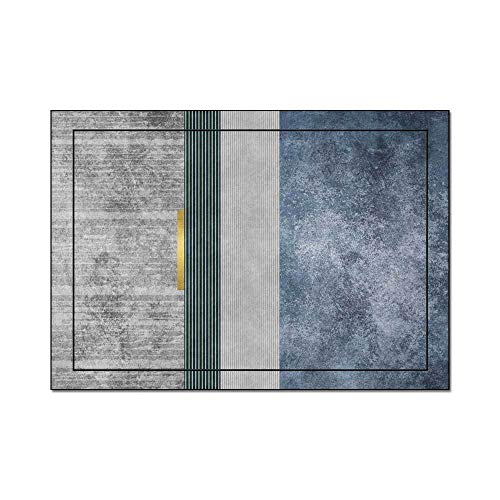 Moquette lavable en salon et chambre patchwork moderne 100x160 - 4