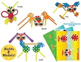 Kid K'NEX, zestaw do budowania grupowego, zabawka budowlana dla dzieci, zabawka inżynieryjna do kreatywnej zabawy, 131-częściowy zestaw do nauki, odpowiedni dla dzieci w wieku od 3 lat, Basic Fun