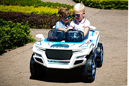 Kid Motorz Dune Runner 2 Seater Space Adventure 12V Electric Ride On with Sound, Daytime Running Led Light & Foldable Mirrors Battery Powered Riding Toy Ride On