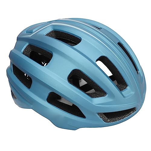 Casco de Ciclismo, Casco de Bicicleta 61-65 Cm, Ajustable, Transpirable, Ligero, para Adultos, Casco de Bicicleta de Carretera con 21 Ventilaciones para Hombres y Mujeres (Azul