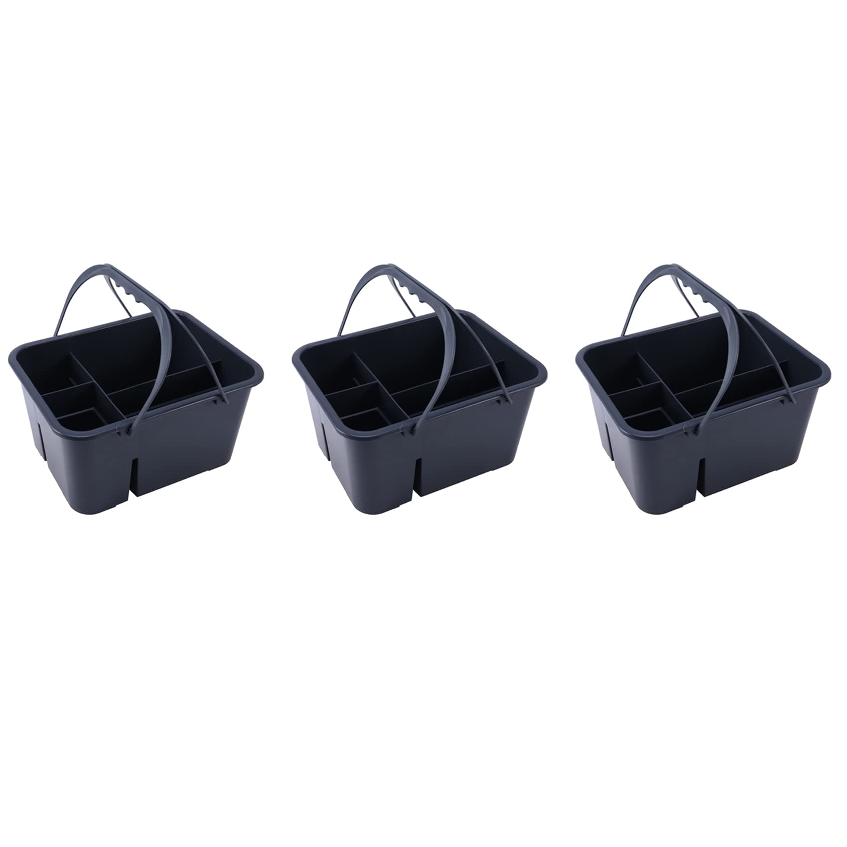 Hndhbfgrt 3X Sundries Cleaning Basket Plastic Portable Tool Box Storage Basket Hotel Cleaning Cleaning Sanitation Tool Basket