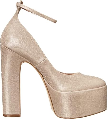Steve Madden Women's Skyrise Pump, Gold Glitter, 7.5 #TOP5