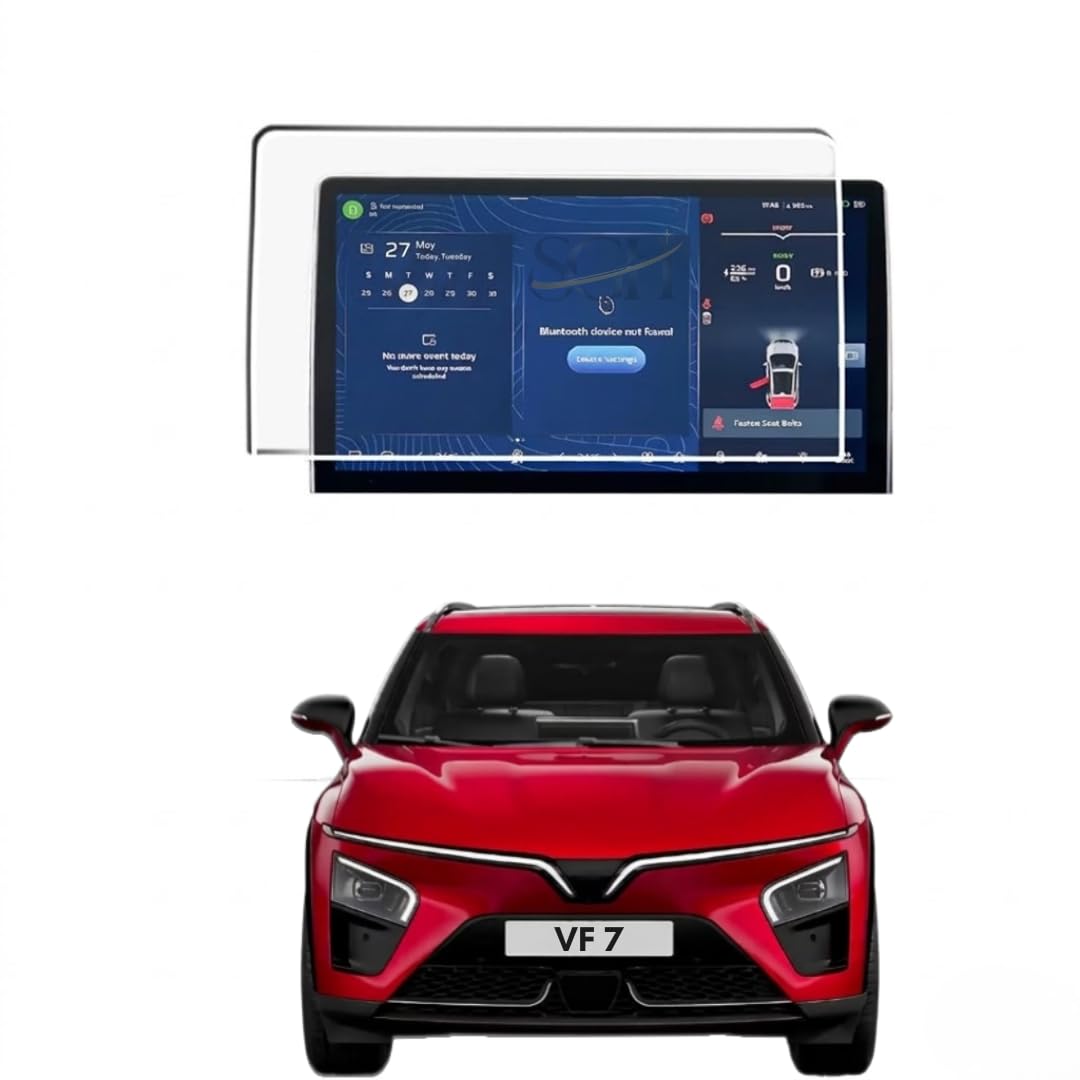 Screen Guard FOR VINFAST VF6 & VF7 2025 2026 / 12.9 INCH INFOTAINMENT PROTECTOR GUARD / FIT FOR VF6 & VF7 CARS / Anti Scratch / Anti Fingerprint / vinfastvf6VF72026 Car Display Accessories [Not Tempered Glass]-image-13