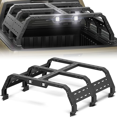 Truck Bed Rack for Toyota Tacoma 2005-2025, Jeep Gladiator...