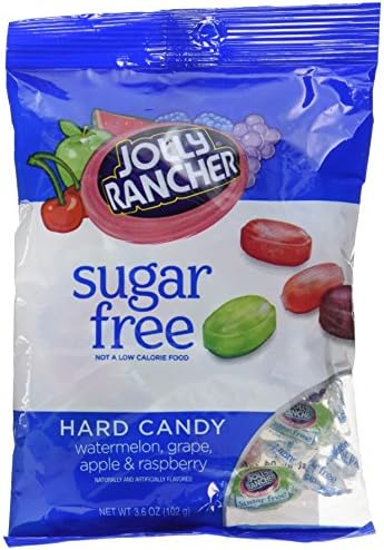 Jolly Rancher Sugar Free Hard Candy Assortment Peg Bag - 3.6 oz