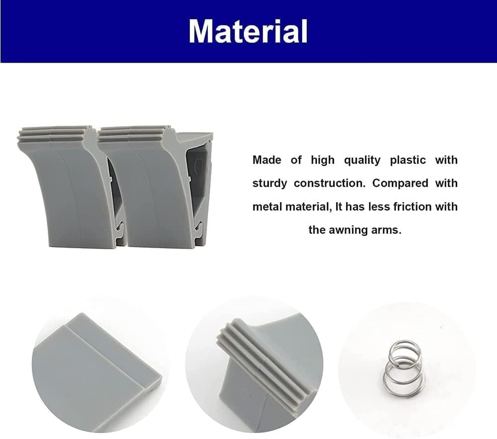 Replace Trailer Camper A&E 830472P002 RV Awning Arm Slider Catch Kit Compatible with A&E 8500 9000