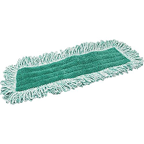 Image of Zwipes Professional Premium Microfiber Dust Replacement Mop Pads with Fringe, 36 inch, 2-Pack, Green