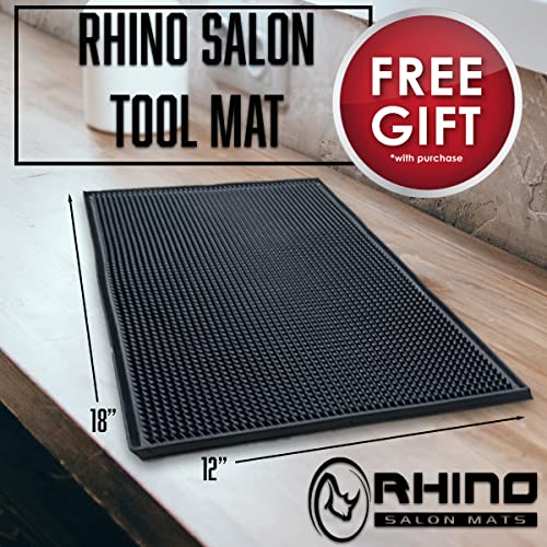 Rhino Mats Ss-3648Rdspl Sport Salon Anti-Fatigue Rectangle Mat, 3' Width X 4' Length X 1" Thickness, Platinum #TOP6
