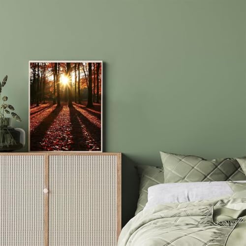 Peinture par Numéros Adulte Arbre, Peinture Numero Paysage, DIY Paint by Numbers Kits de Loisirs Créatifs Adultes Enfants Débutants, pour Décoration Maison, Cadeau Femme 100x135 cm Sans Cadre 08-C – vue 3