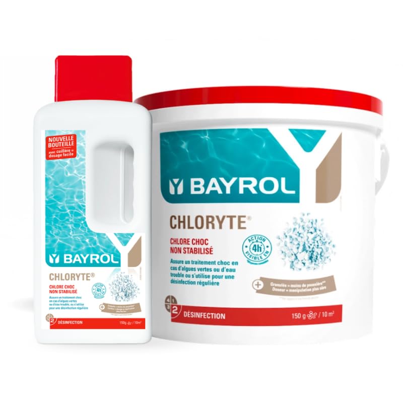 Bayrol Chlore Non stabilisé Chloryte Traitement de l'eau 3,3 kg