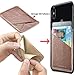 Phone Card Holder Adhesive Stick-on Credit Card Wallet Phone Case Pouch Sleeve Pocket for Most of Smartphones(iPhone/Android/Samsung Galaxy) …
