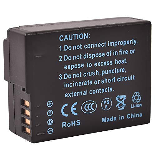 Dste Replacement For 2X Dmw-Blc12 Battery Compatible Panasonic Lumix Dmc-G5 G6 G7 Gh2 Gx8 Fz200 Dmc-Fz2500 Dmc-Fz2000 Dc-G90 Dc-G95 Leica Q Camera As Bp-Dc12E Compatible Sigma Bp-51 #TOP4
