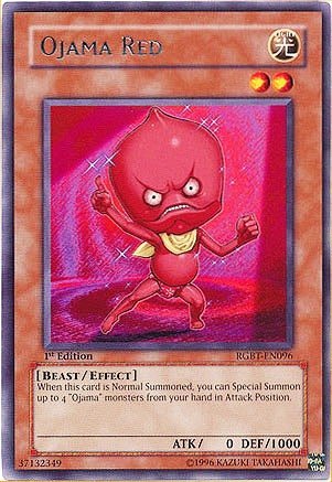 Yu-Gi-Oh! - Ojama Red (RGBT-EN096) - Raging Battle - 1st Edition - Rare