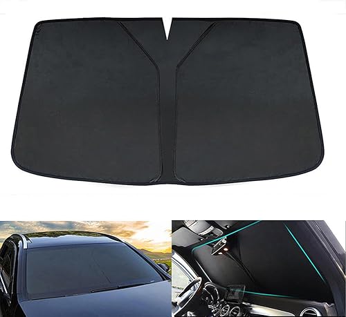 Fit for Volvo XC40 2018-2023, Windscreen Sun Shade, car windscreen Sun Shade Inside, Foldable car Sunshade windscreen, Black
