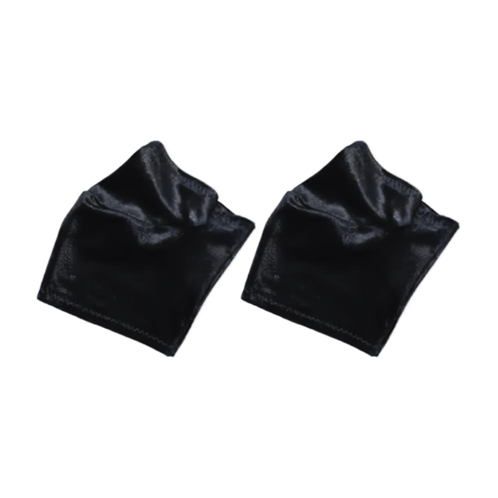 2 Copriscarpe in Velluto Antigraffio per Pole Dance, Resistenti All'usura E Antiscivolo, Adatti per Accessori di Danza, Black L