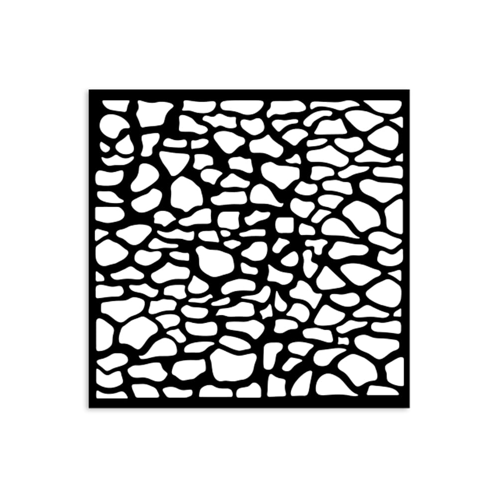 Stencil Spessi Per Scrapbooking E Carta - Materiale Flessibile, Facili Da Pulire, Collezione 'Silent Sea'